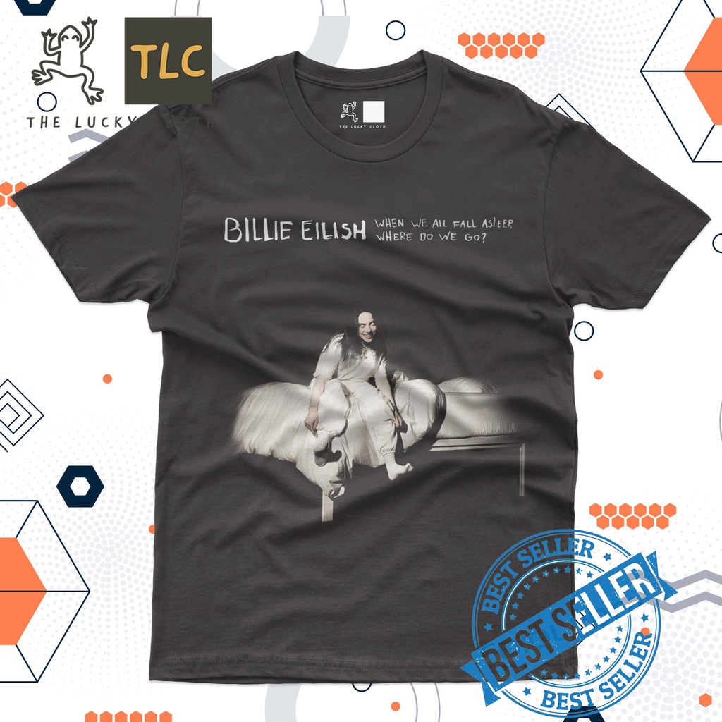 Kaos Distro BILLIE EILISH FULL PRINT | KAOS PREMIUM HIGH QUALITY | KAOS BOOTLEG | KAOS VINTAGE