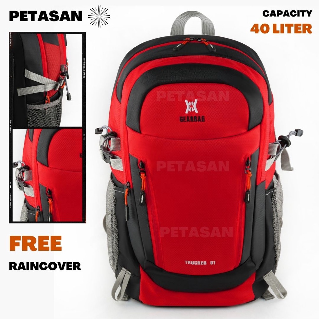 PTS - TAS RANSEL PRIA GEAR BAG 13155 RANSEL OUTDOOR 40 LITER - RANSEL PRIA - TAS LAPTOP