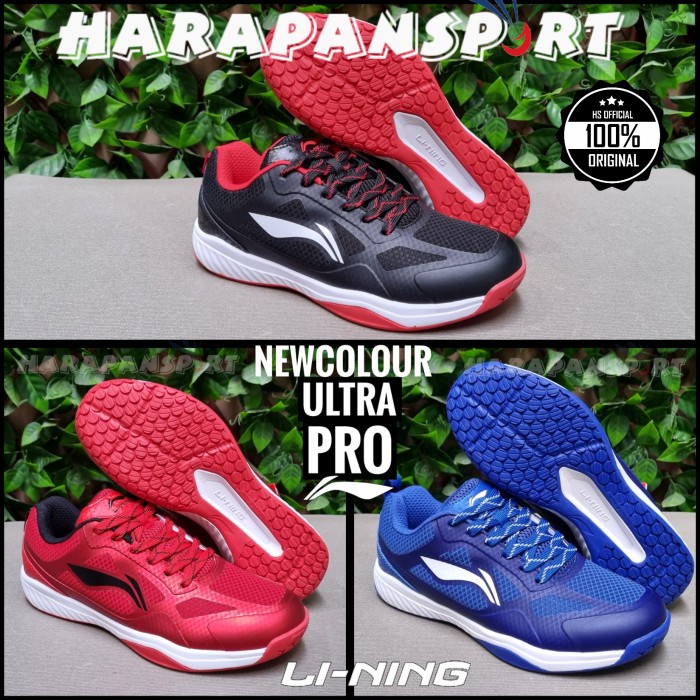 {MentariStore} SEPATU BADMINTON LINING ULTRA PRO NEW COLOUR ORIGINAL 100 Diskon