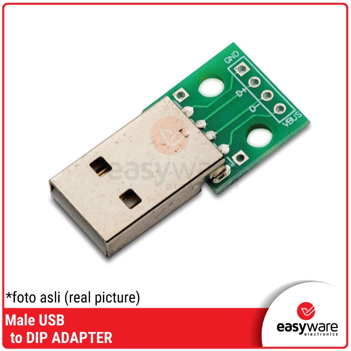 USB MALE TO DIP ADAPTER CONVERTER 4 PIN