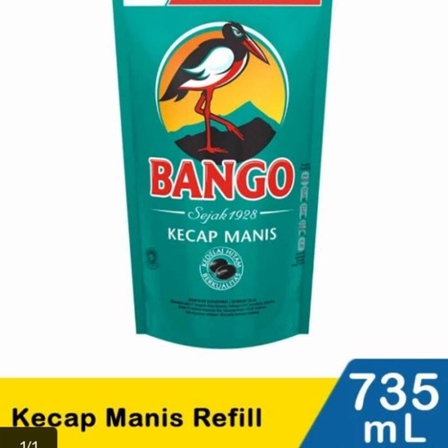 

Kecap Manis Bango refil kemasan 735ml praktis pouch murah dsitributor