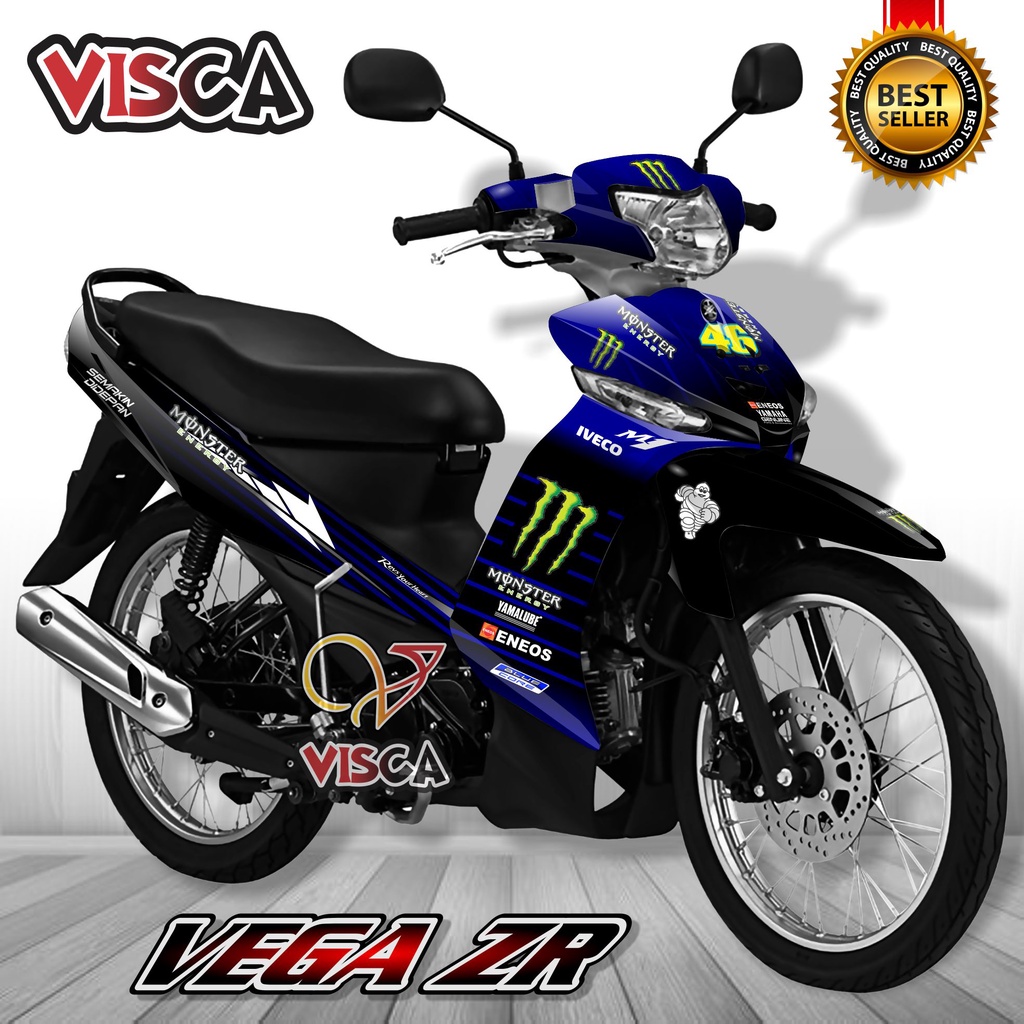 Decal Vega ZR Full Body Stiker Vega ZR Full Body Striping Vega ZR Variasi Full Body Decal Hologram V