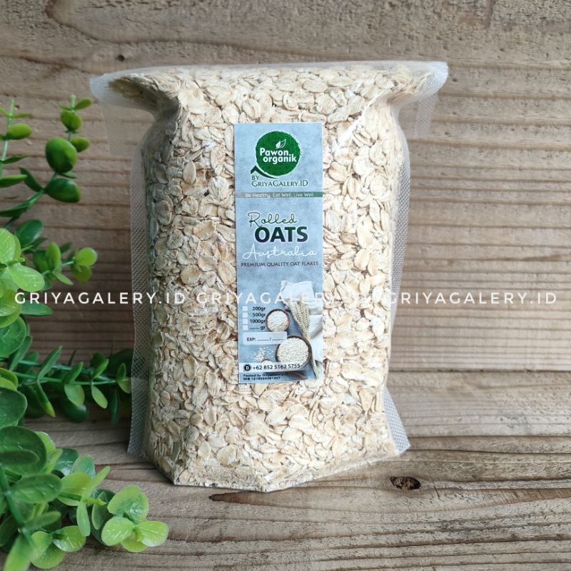 

Australian Rolled oat gandum utuh gandum kasar 500g havermut overnight oat organik 500gr diet muesli mpas