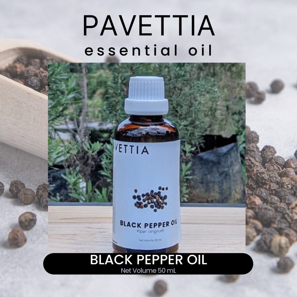 

50 ml - Blackpepper oil / minyak lada hitam (Piper ningrum)