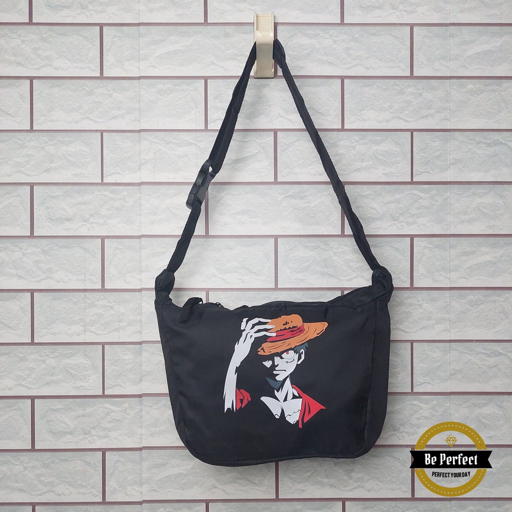 sling bag Luffy Waterproof Tas Selempang Pria Wanita