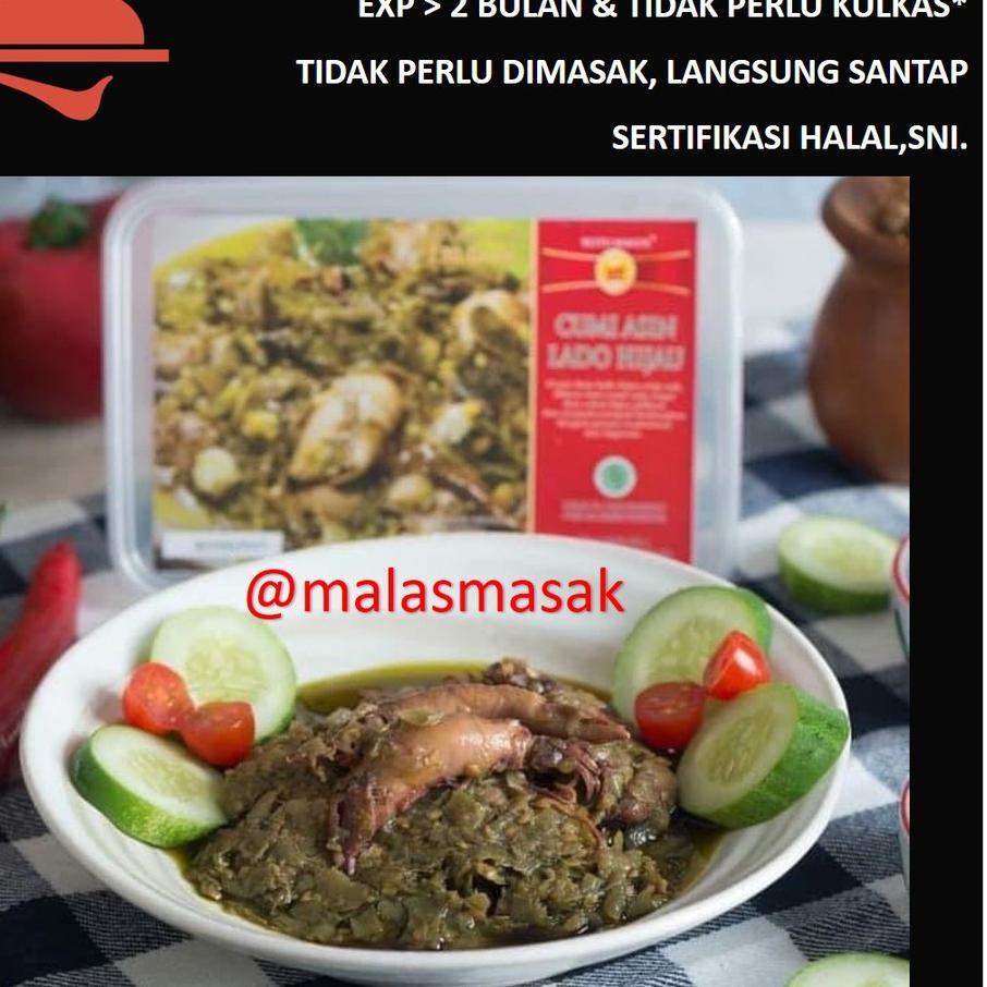 

☎ Cumi Asin Sambalado Merah / Hijau Restu Mande 250 gram ♕