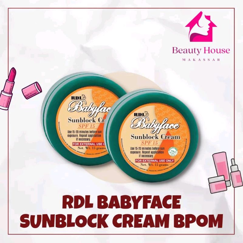 RDL BABYFACE SUNBLOCK CREAM spf 15