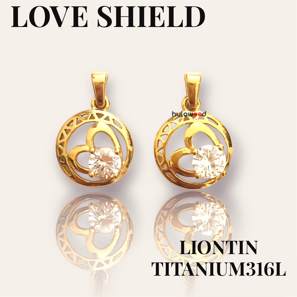 Kalung Liontin Gold Titanium Stainless Steel Premium