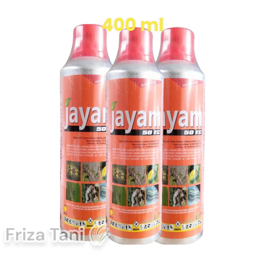Jayam 50EC 400ml Lamda Sihalotrin 25 g/l Insektisida Pembasmi hama ulat grayak pada tanaman excel