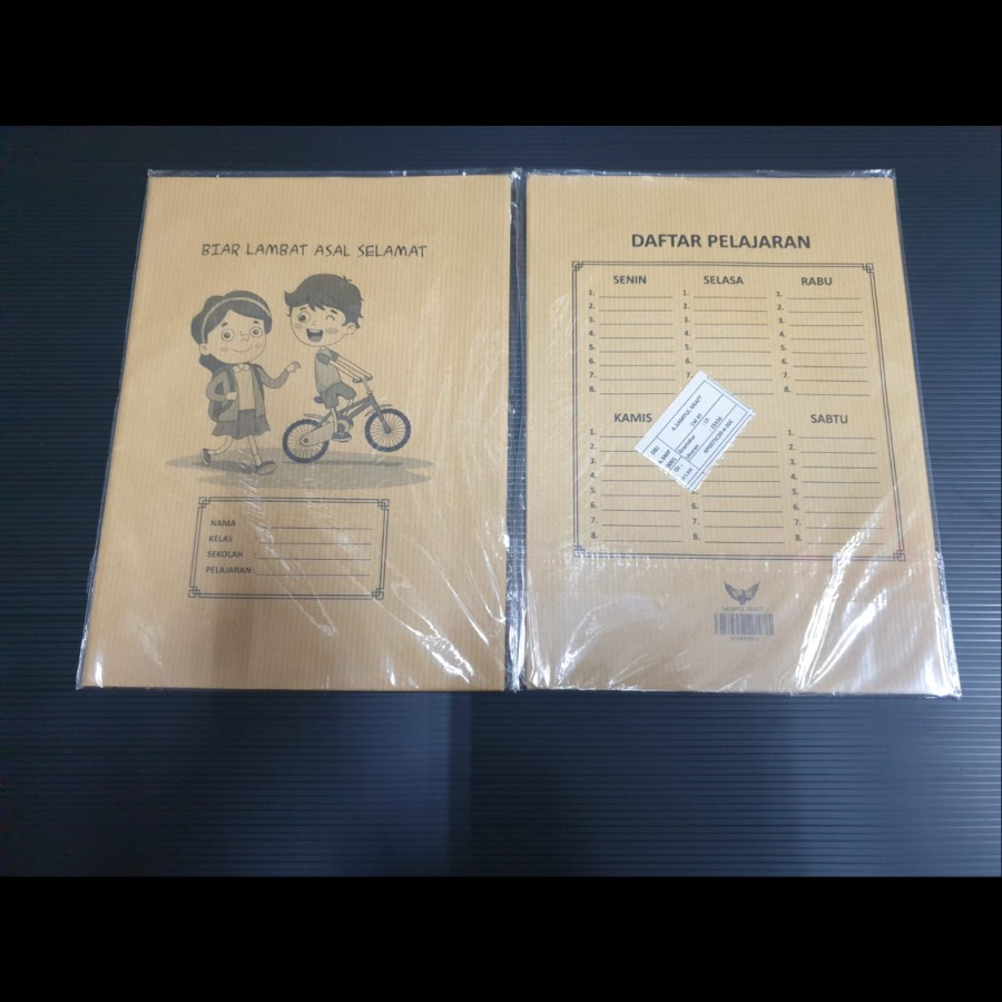 

SAMPUL KERTAS COKELAT UKURAN QUARTO KARAKTER
