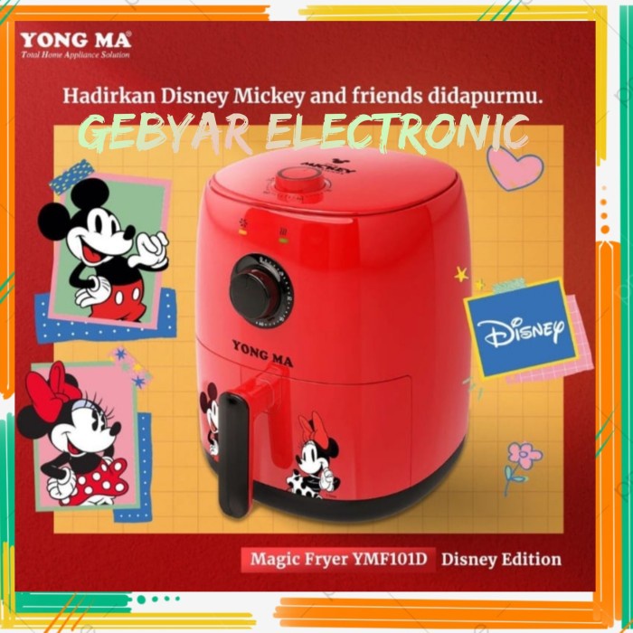 [Fryer] Air Fryer Yong Ma Ymf 101D / Magic Air Fryer Yong Ma Ymf 101D Original [Dapur]