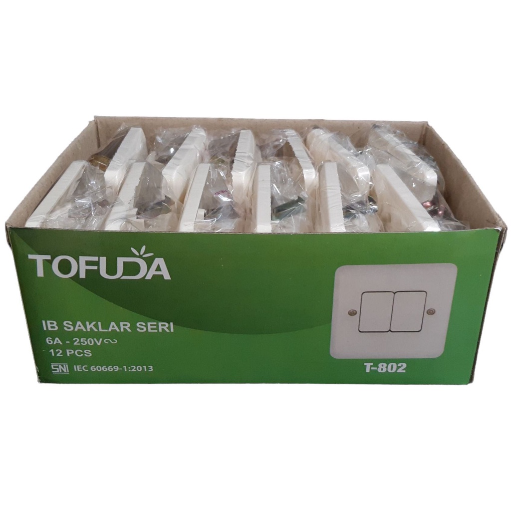 Paket 12 Pcs Tofuda Saklar Seri IB