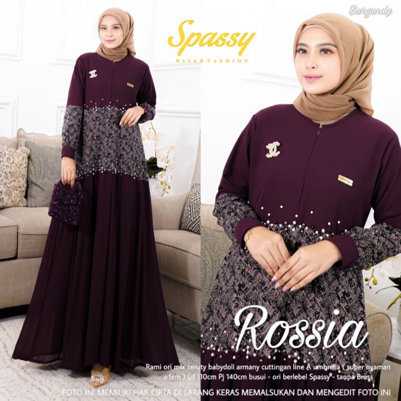 [GARANSI ORI] ROSSIA DRESS BY SPASSY, LD 110 | BEST SELLER SOLO