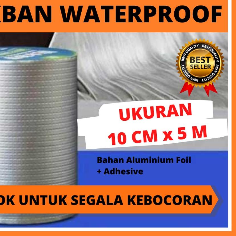 ➾ Lakban Anti Bocor Anti Air Aluminium Foil Lem Anti Air Isolasi Anti Bocor Untuk Seng Pipa Serbagun