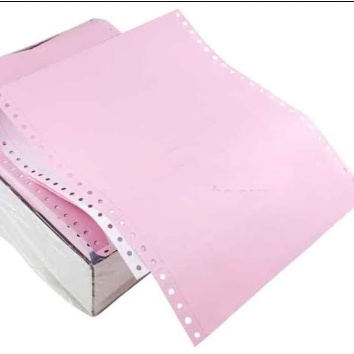 

Promo Kertas Continuous / Continous Form 2 Ply Bagi 2 , 2 Rangkap K2/2 NCR Putih Merah 9 1/2 x 11/2