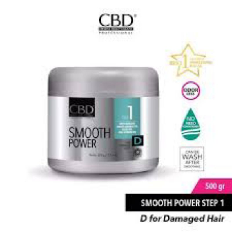 CBD Smoothing Power Pelurusan Step 1 500gr