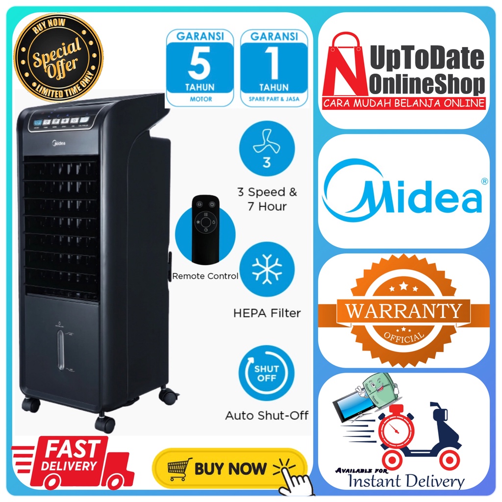 AIR COOLER MIDEA AC100-A AC100A AC 100 A SUPER LOW WATT BIG CAPACITY COOLER MIDEA