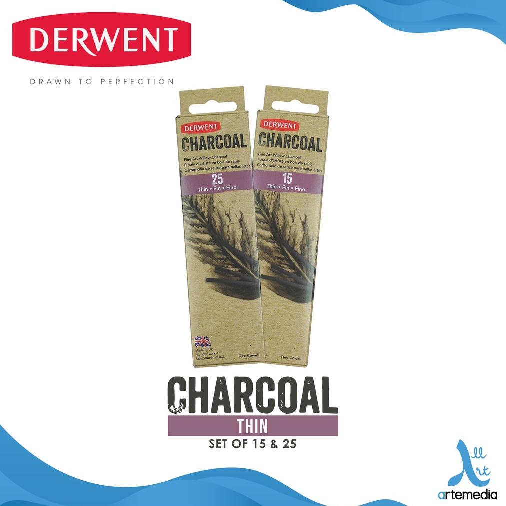 

Balok Arang Derwent Willow Charcoal Thin