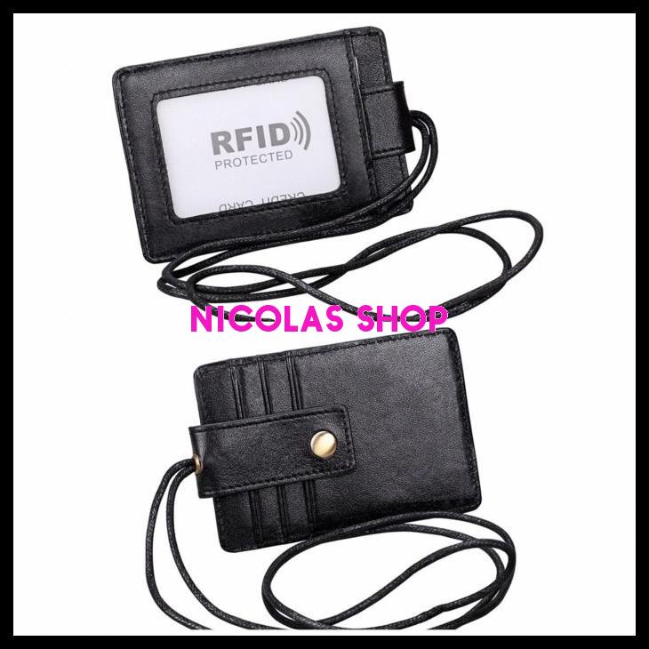 

RFID PROTECTED / ID CARD HOLDER RFID KULIT ASLI PRIA WL083 BEST SELLER
