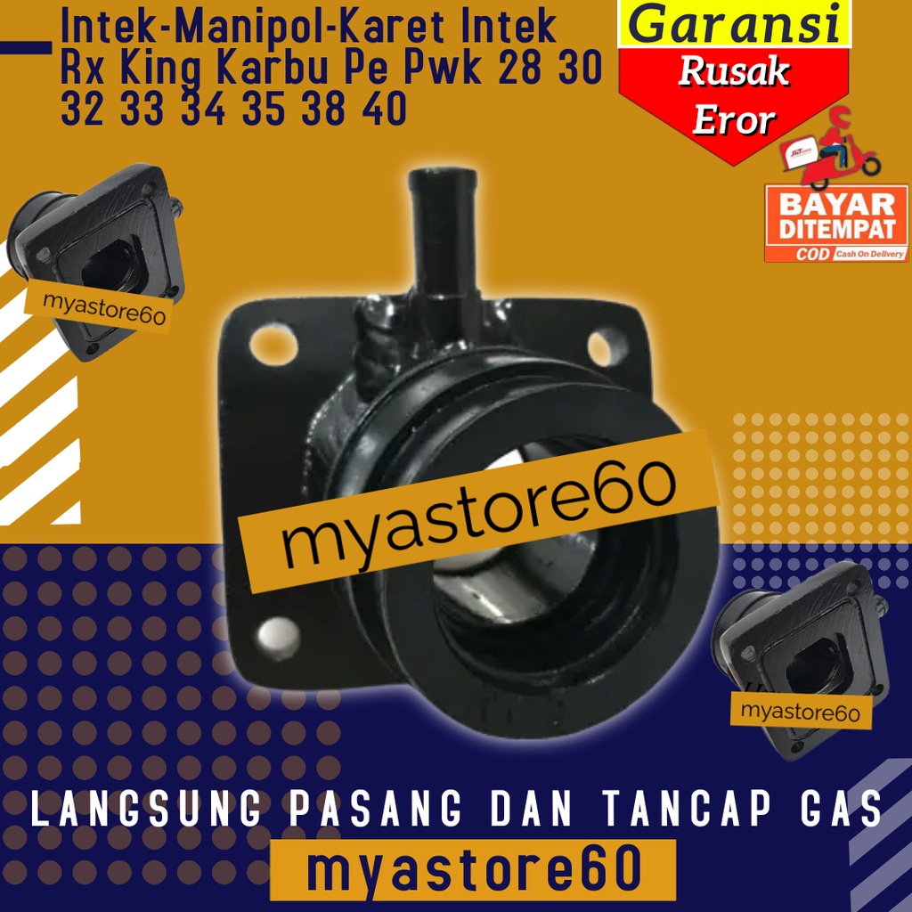 Manipul Manipol Karet Rxking Intake Intek Leher Angsa Sambungan Karbu Rx King Karbu Pe Pwk Pwl 28 30 32 33 34 35 38 40