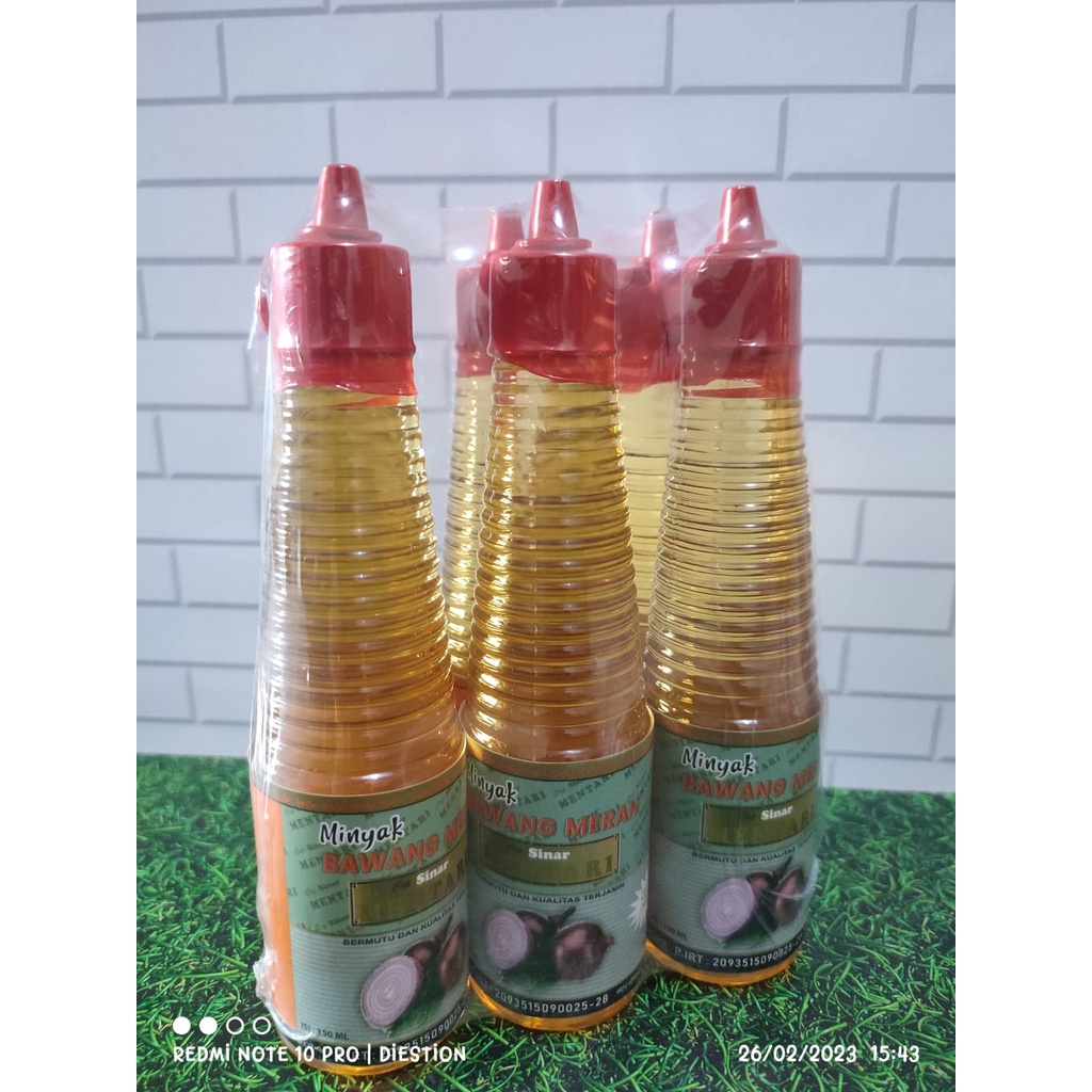 Paket Hemat Minyak Bawang Merah Cap Sinar Mentari Isi 6 Botol 150mL