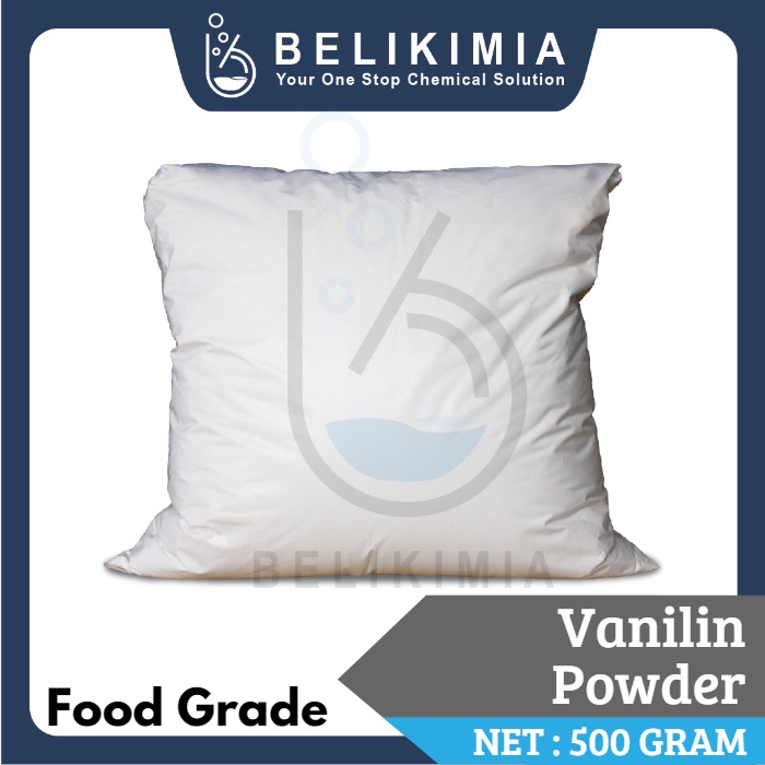 Vanilin Bubuk / Vanilin Powder Food Grade 500 Gram