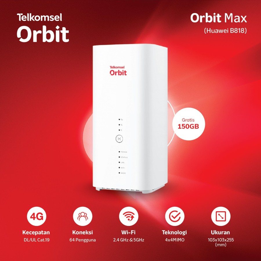 Telkomsel Orbit Max B818-263
