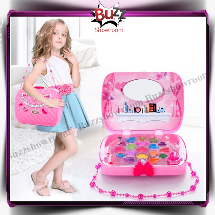 mainan anak  Make Up For Kids Handbag Mainan Tas Mekap Anak Bag Set Dandan(K5N2) mainan anak laki la
