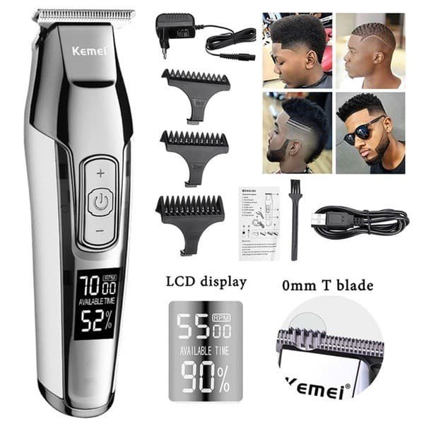 ALAT CUKUR RAMBUT JENGGOT KEMEI 5027 HAIR CLIPPER DETAILER KM-5027