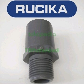 Soket Drat Luar 1/2 Rucika Aw Paralon Socket Sambungan Drat Luar
