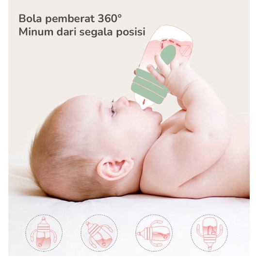 Botol Susu BBET/ Bahan PPSU / 160ml &amp; 300ml / Super Wide Neck / Botol Susu Leher Lebar  Bbet Super Wide Neck Feeding Bottle / Botol Susu PPSU Leher Lebar