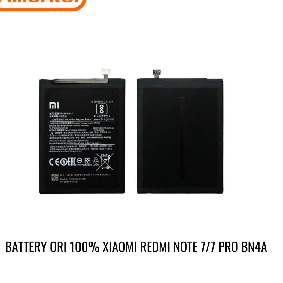 Stock Limited BATTERY BATRAI BATRE ORI 100% XIAOMI REDMI NOTE 7 / BN4A