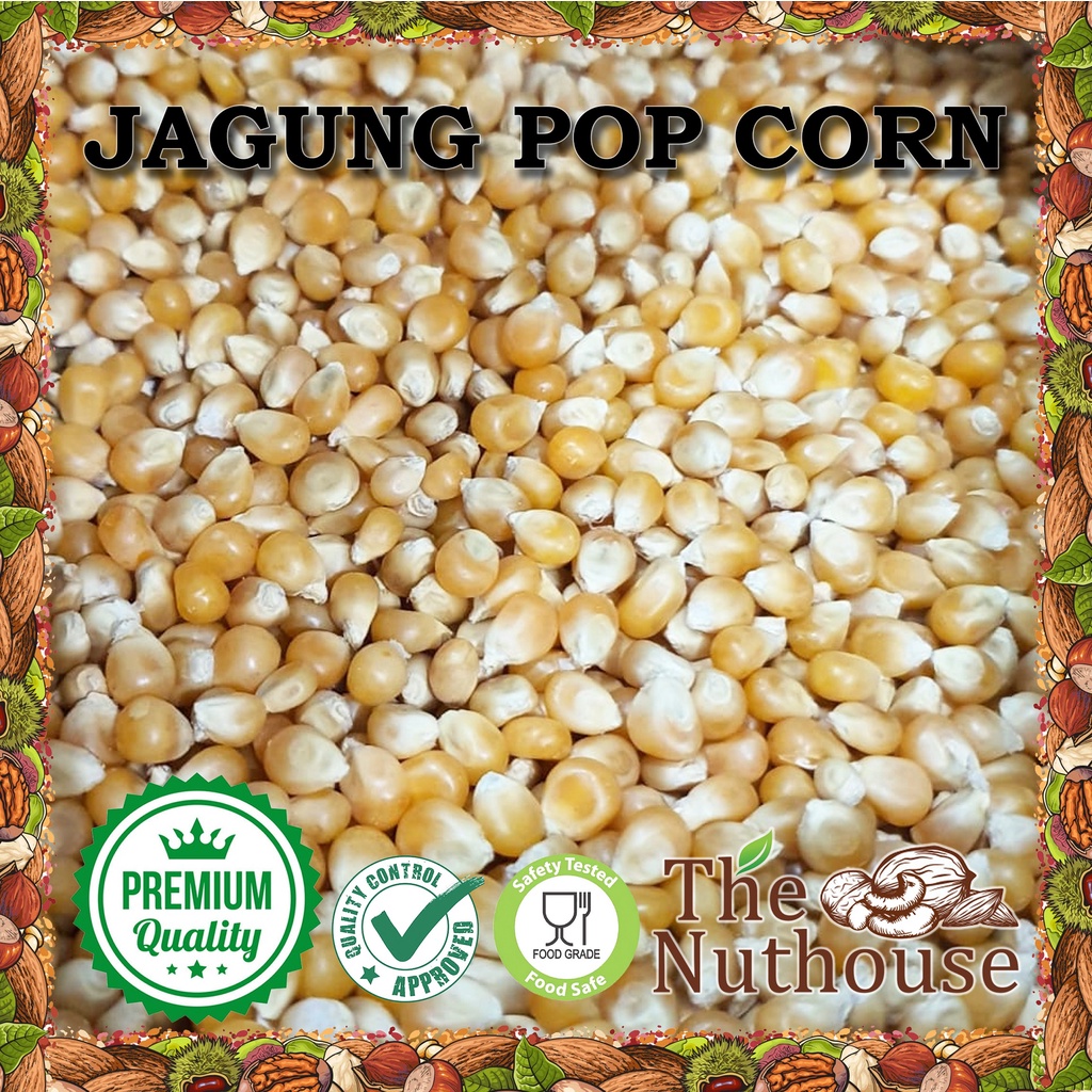 100gr Popcorn RAW / Jagung Pop Corn Mentah [Import 100% Natural]