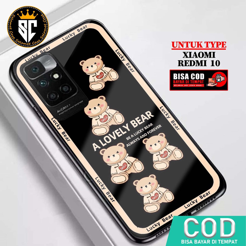 Case Xiaomi Redmi 10 Casing Xiaomi Redmi 10 Selamet Case [BEAR] Case Glossy Case Aesthetic Custom Ca