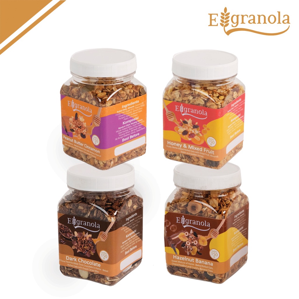 

El Granola All Variant Paage 4 X 150 Gr / Sereal / Celan Sehat