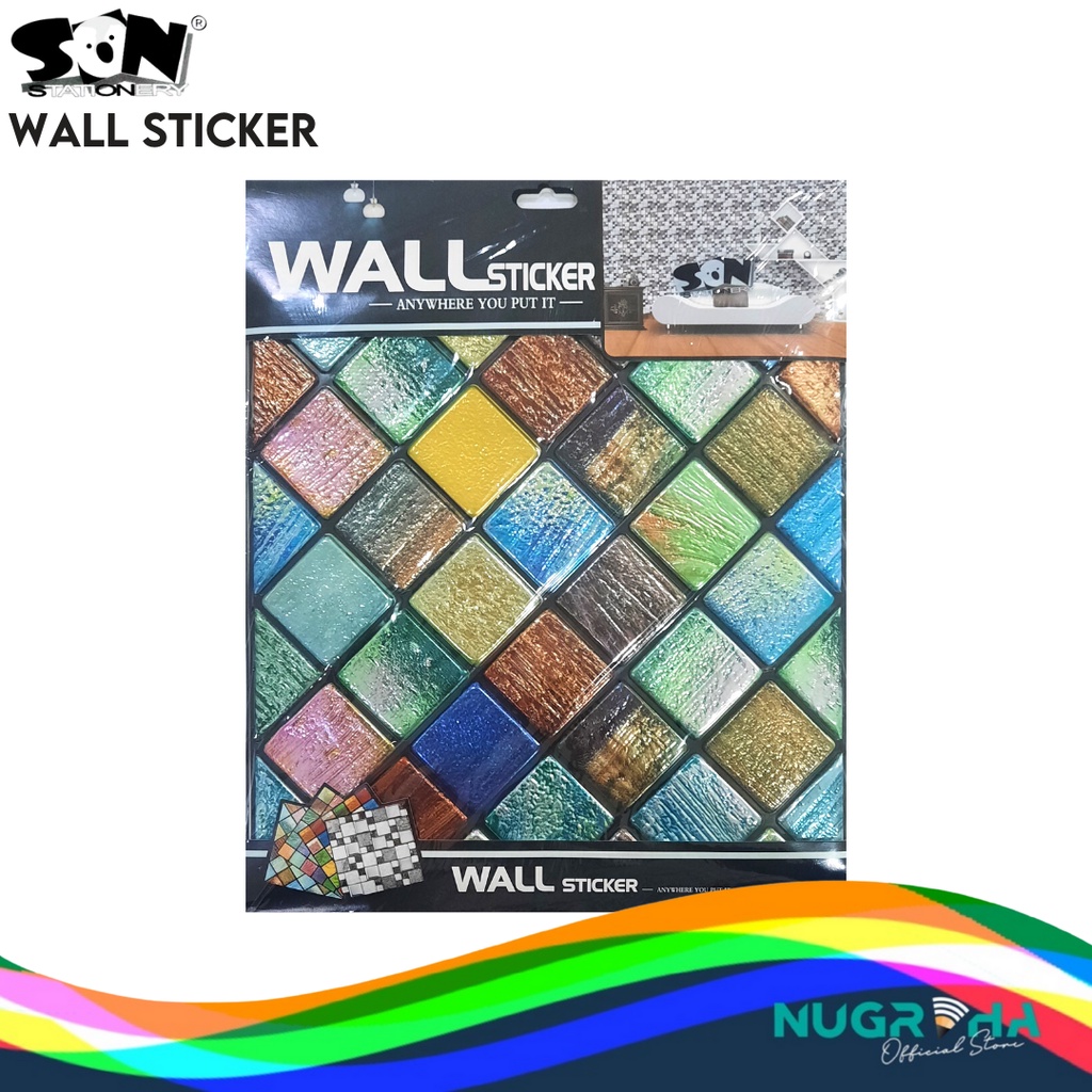 

WALLPAPER DINDING TIMBUL 3D WALL STICKER MOTIF SON