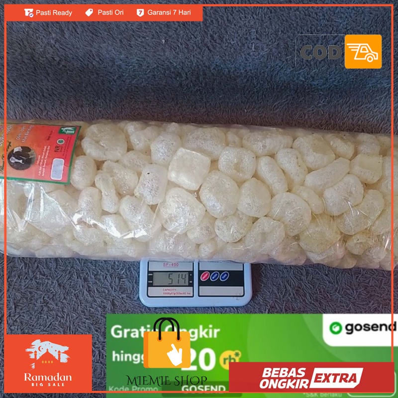 

KERUPUK KULIT DOROKDOK ENAK KEMASAN GULING 500GR