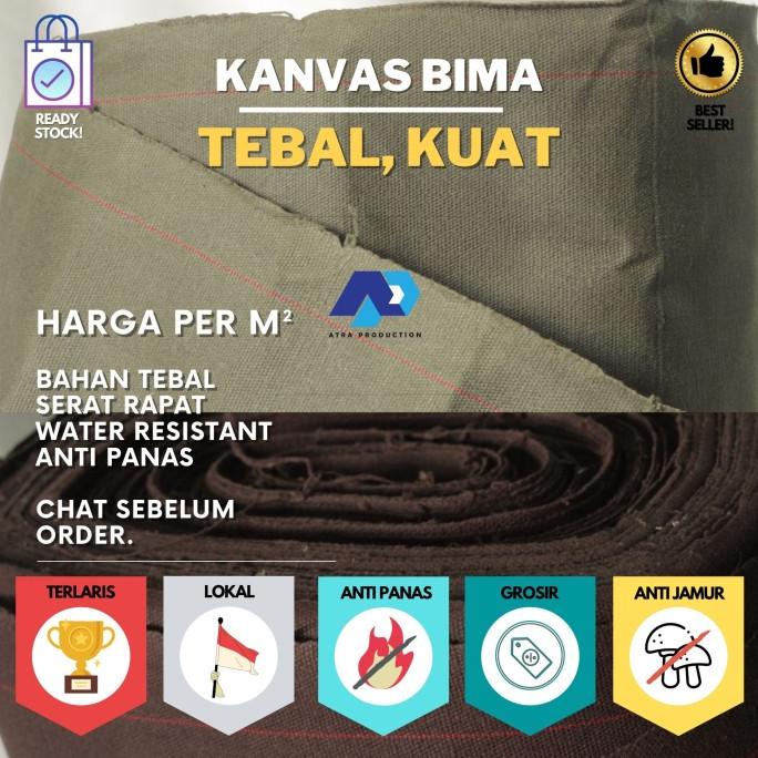 TERPAL KANVAS BIMA BAHAN KAIN CANVAS BIMA HARGA TERMURAH [READY STOCK]