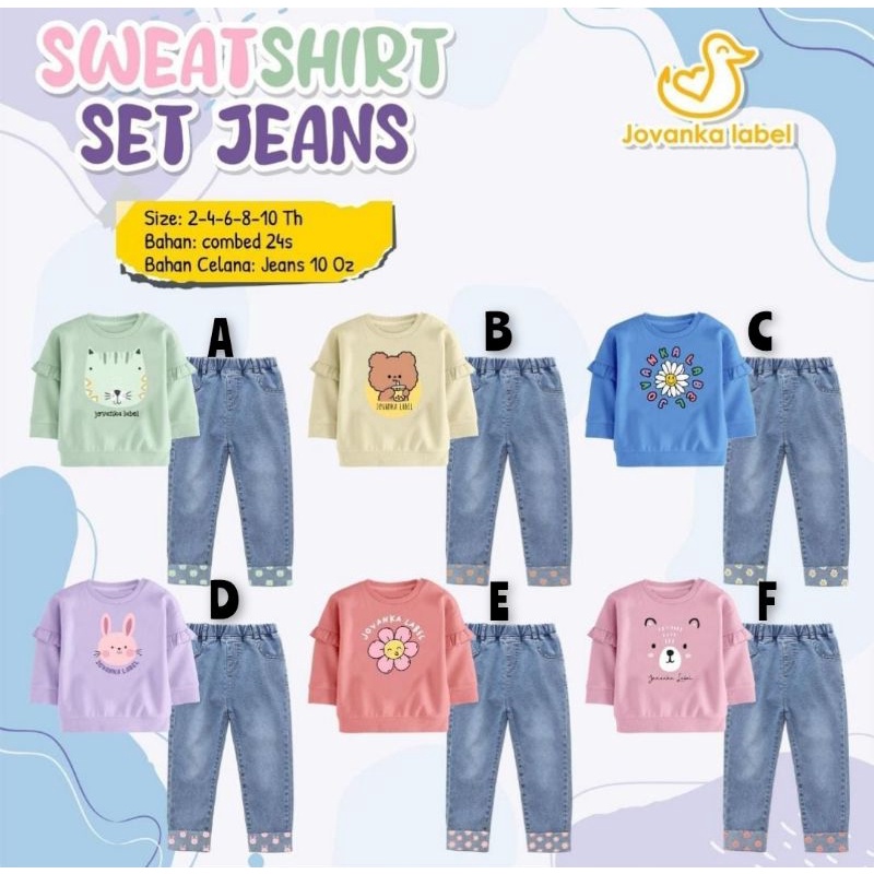 READYSTOCK ❗❗❗ SET JOVANKA LABEL / SET JOVANKA KIDS / SETELAN JOVANKA / JOVANKA LABEL