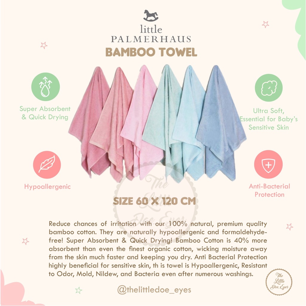 [READY] Little Palmerhaus Bamboo Towel