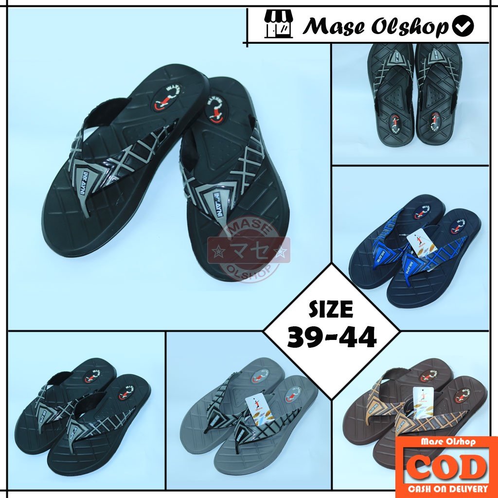 Sandal Pria Dewasa Karet Inkayni YK-6013 Model Jepit