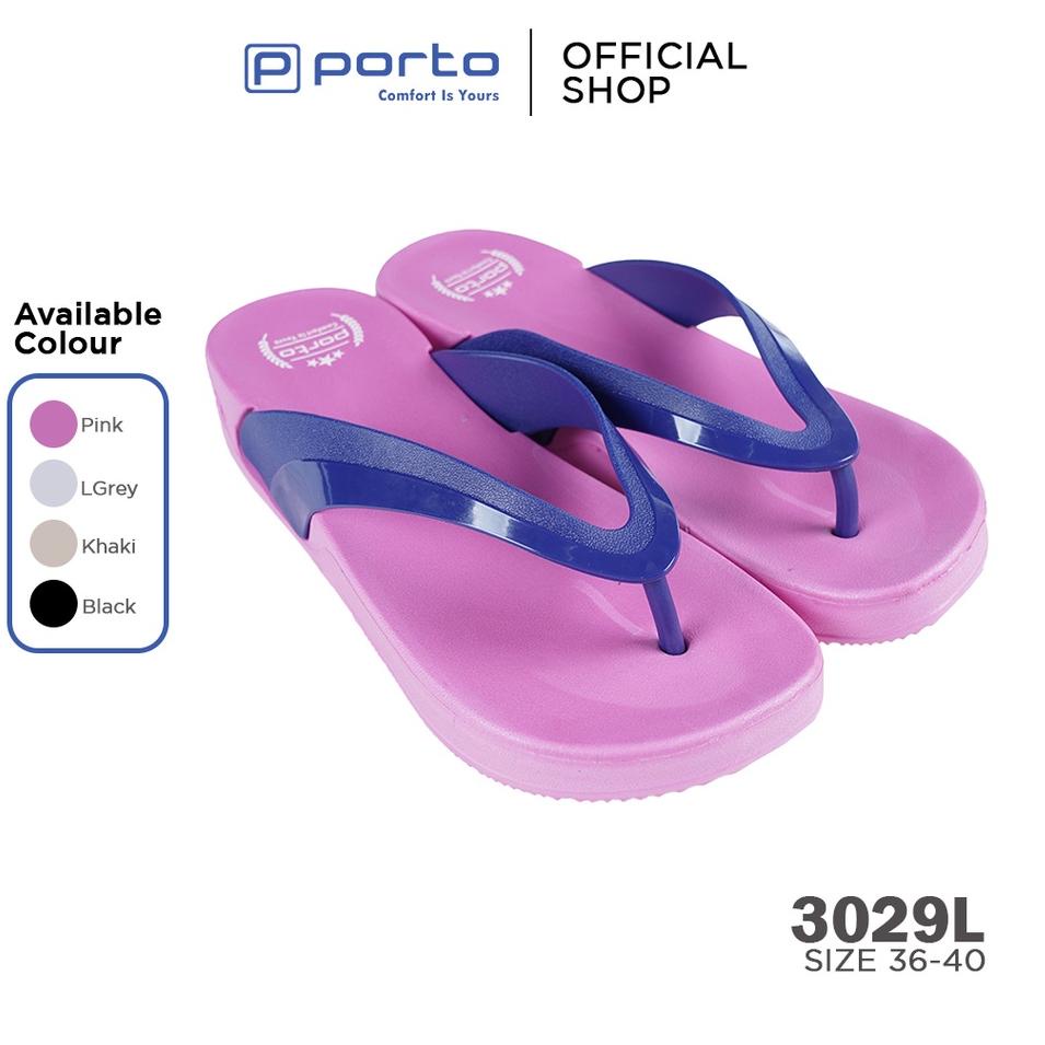 Terlaris Porto 3029L - Sandal Wanita Sandal Jepit Casual Santai Sandal Rumah Karet Terbaru