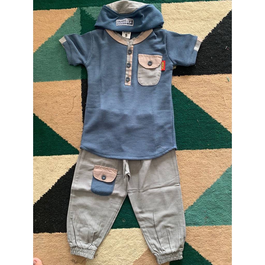 Baju Muslim Setelan Anak Laki Laki Umur 1 2 3 4 5 Tahun Model Terbaru Lebaran