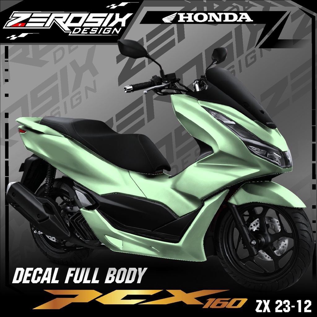 Sticker Polos PCX 160 Full Body - skotlet Polos PCX Full Body Variasi Motor Terbaru Termurah