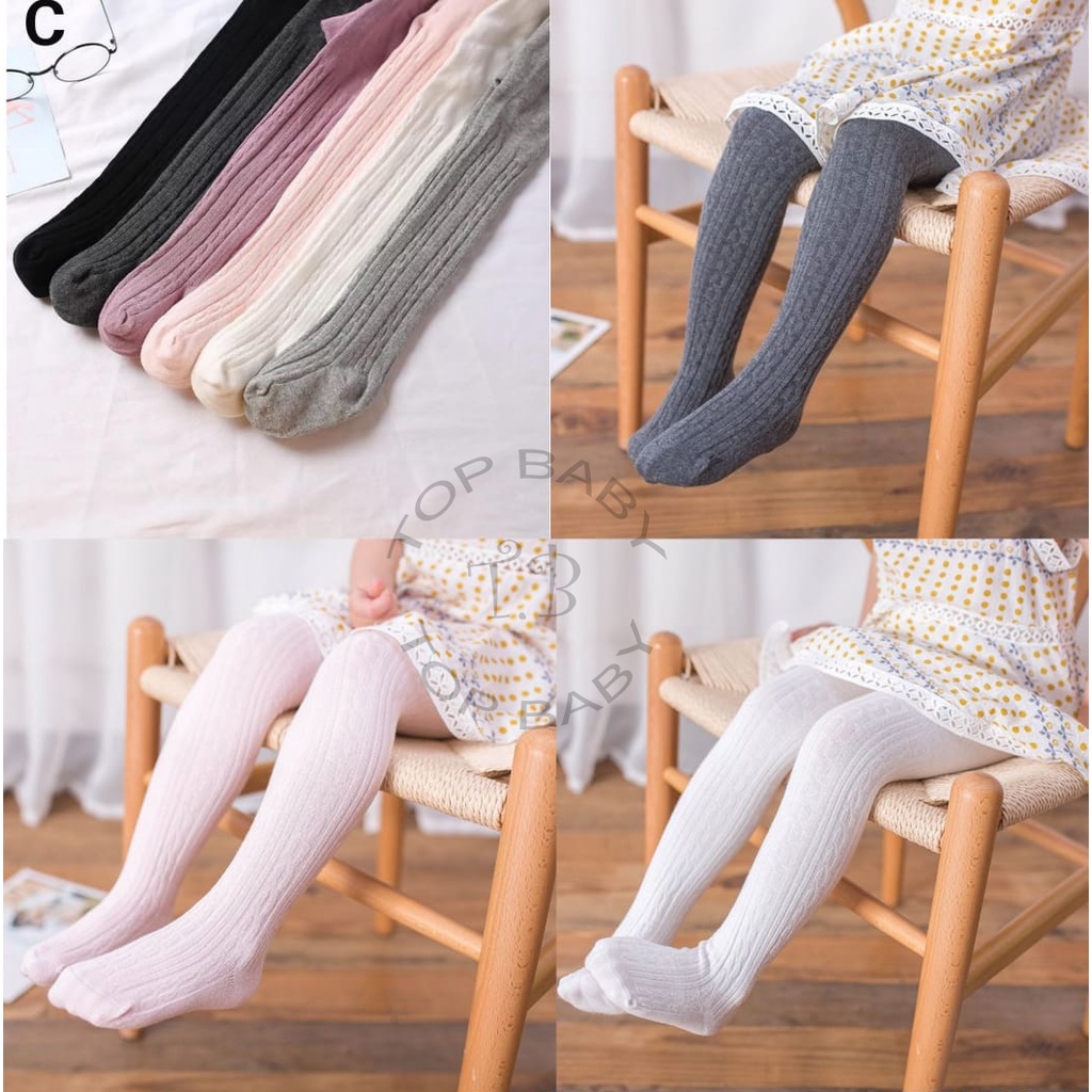 Legging Premium Anak Bayi Perempuan Import Motif Salur - 4822