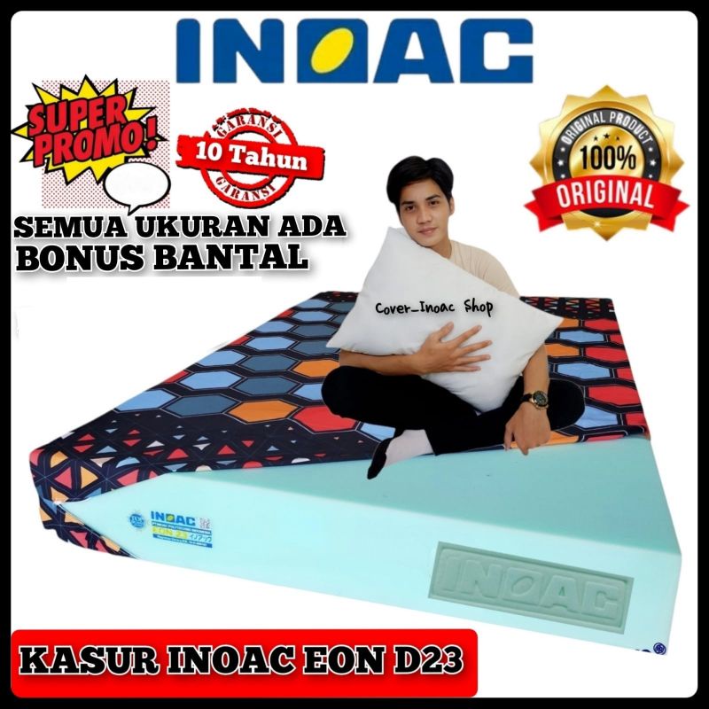 Kasur Busa Inoac EON D23 ORIGINAL Tebal 5/10/15/20/30cm Bonus Bantal &amp; Celmek