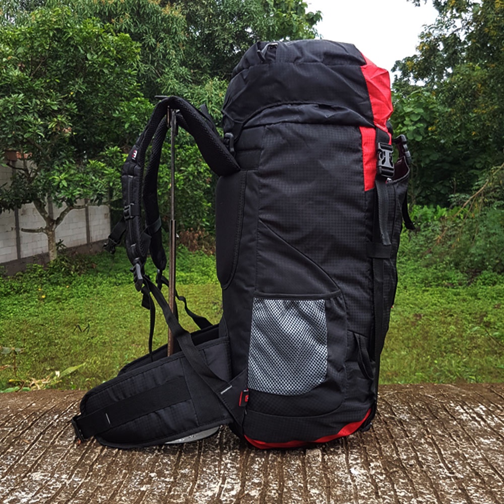 Tas Ransel Gunung Original Carboni RAOO2 RED 60 Liter Muntaine Adaventure Tas Carrier Outdoor Hiking