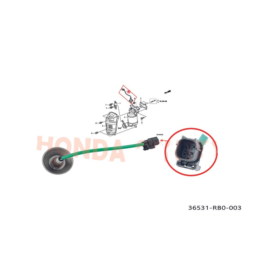 Aveiro shop - sensor oksigen depan brio sensor oksigen depan brv sensor oksigen depan hrv 1500cc sen