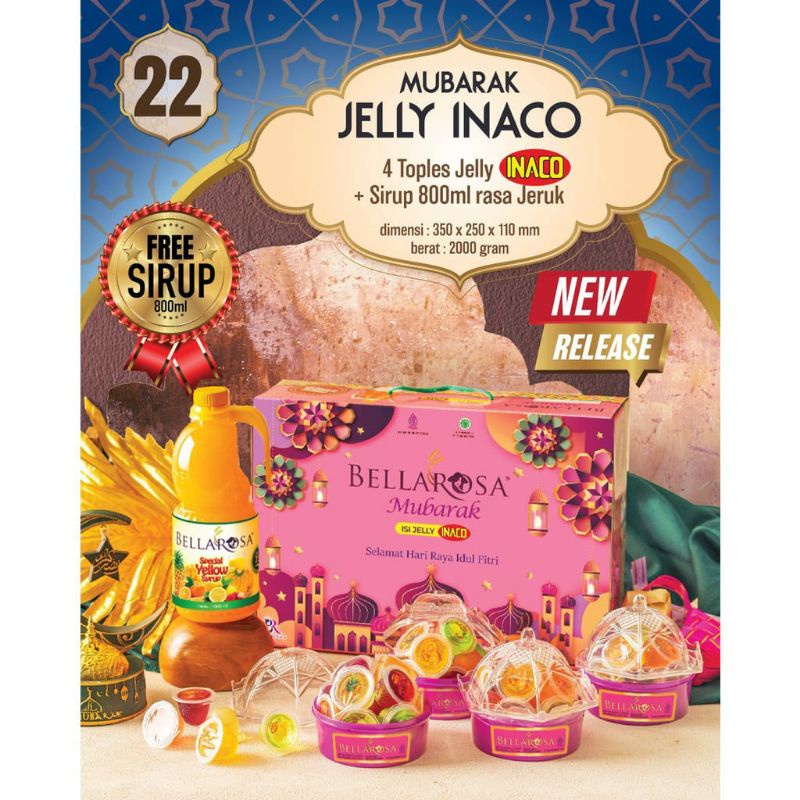 

Hampers Lebaran Idul Fitri Bellarosa Jelly Aneka Snack
