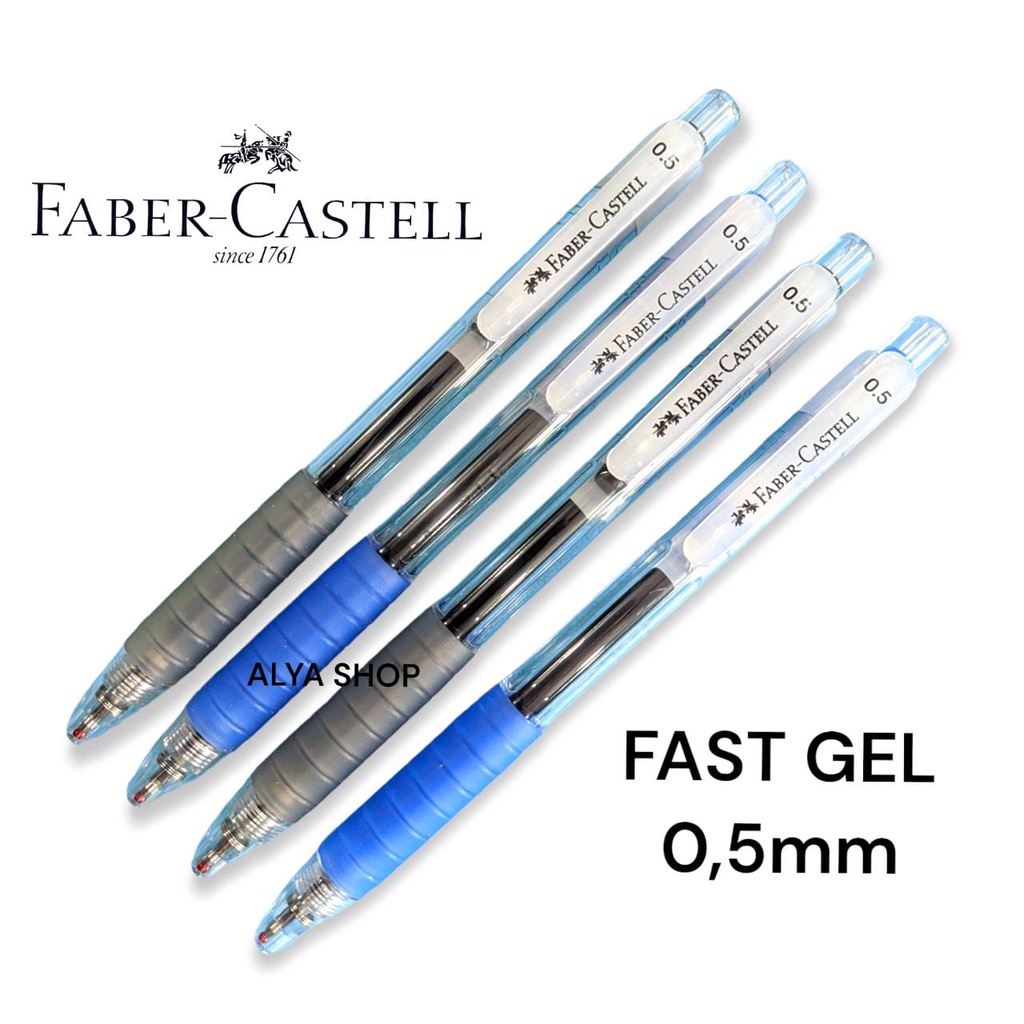 

FABER CASTELL Pulpen Gel 0.5 / Faber Castell Fast Gel Dry